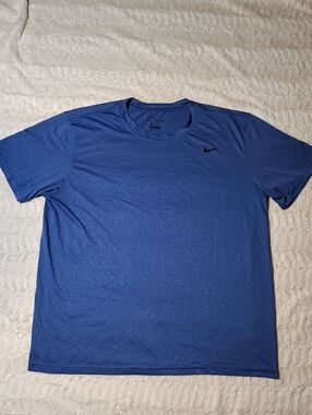 Nike Men's Dri-FIT Blue Performance Tee